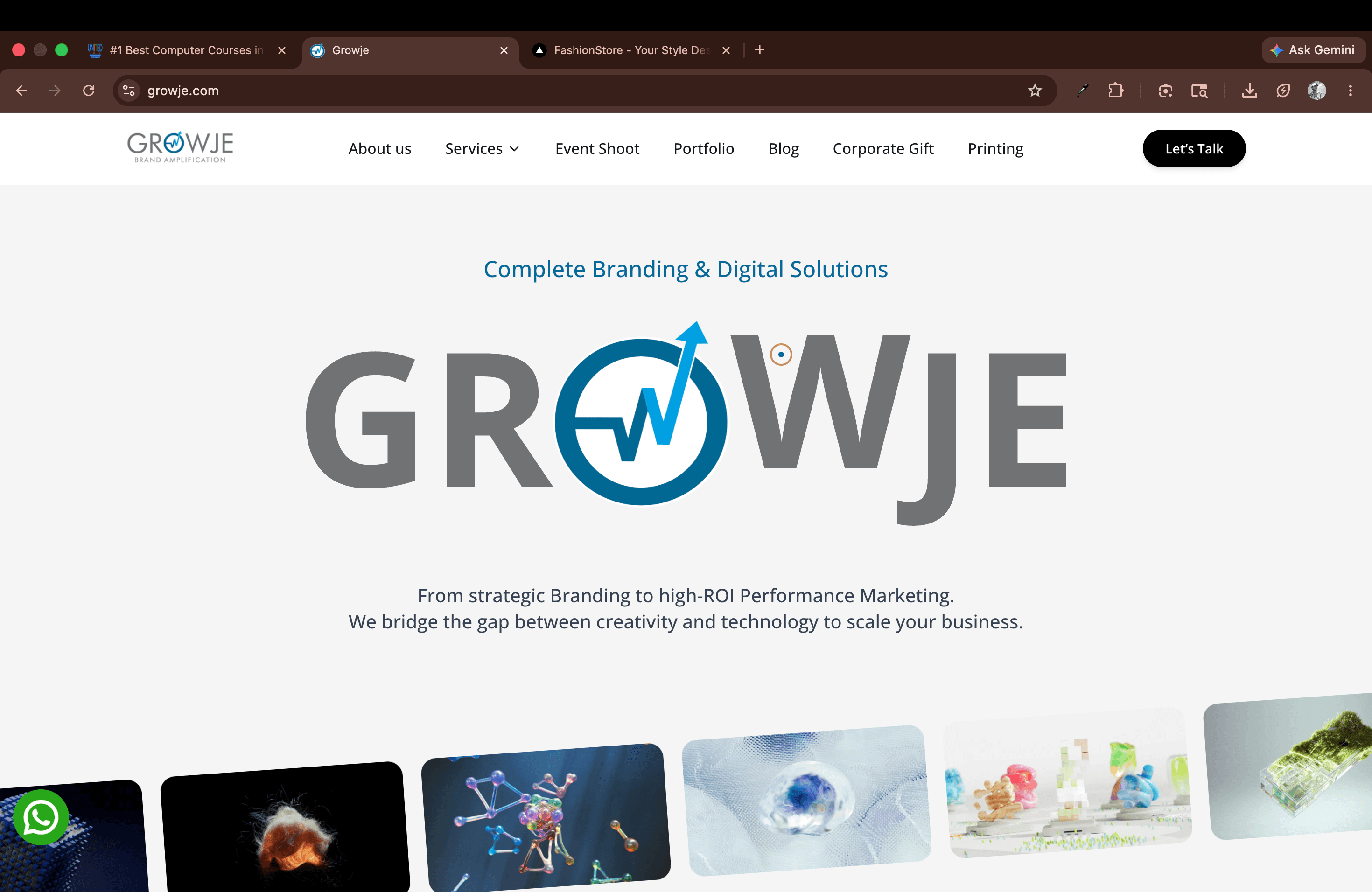 Growje Business Website